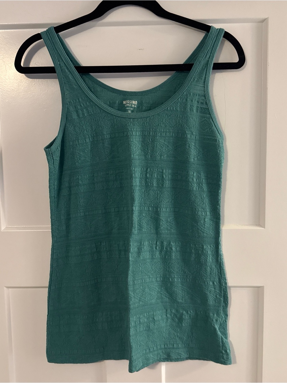 Mossimo Supply Co. Teal Tank Top - Sleeveless Women's Knit Tank